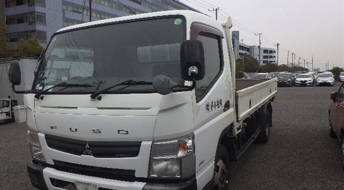 【買取実績】三菱　キャンター（SKG-FEB50）・2011年式をザンビアへ輸出しました