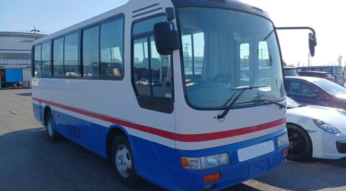 【買取実績】日野　リエッセ（PB-RX6JFAA）・2006年式をニウエへ輸出しました