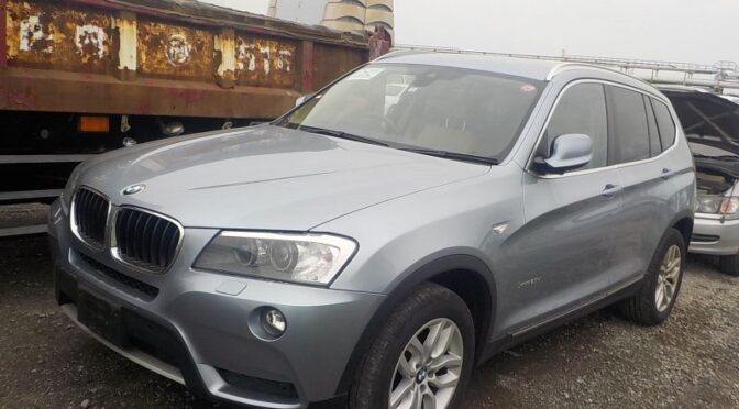 【買取実績】BMW X3（LDA-WY20）・2014年式をタンザニアへ輸出しました