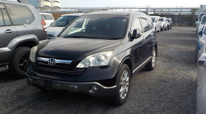 【買取実績】ホンダ CR-V（DBA-RE4）2008年式をドミニカへ輸出しました