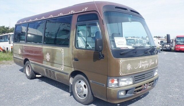 【買取実績】トヨタ コースター（PB-XZB40）2005年式をモザンビークへ輸出しました