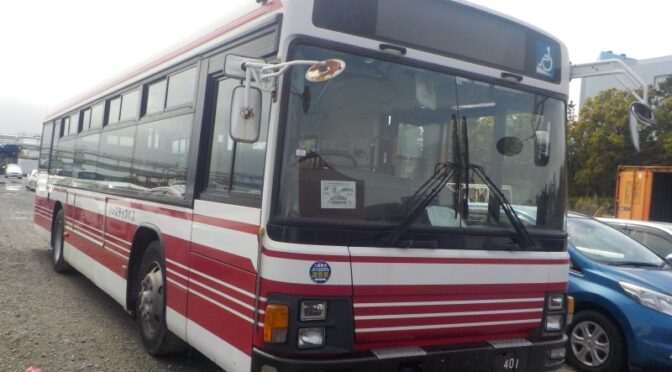 【買取実績】いすゞ バス（KL-LV280L1）・2002年式をコンゴ民主共和国へ輸出しました！