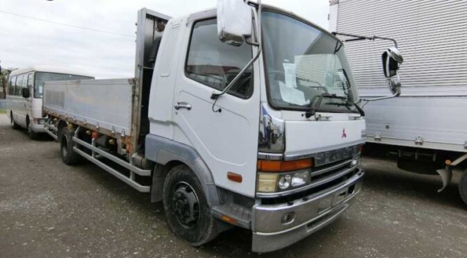 【買取実績】三菱ファイター（KC-FK622H）1997年式をタンザニアへ輸出｜堅牢な中型トラックがインフラ発展を支える