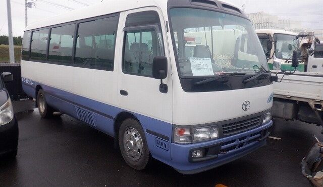 【買取実績】トヨタ コースター（KK-HDB50）・2001年式をタンザニアへ輸出しました！