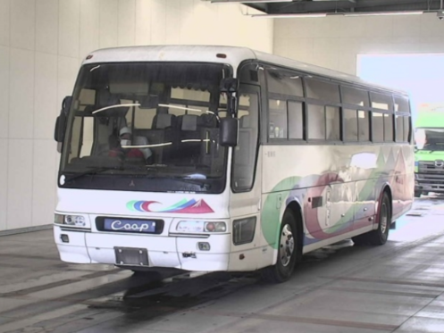 【買取実績】三菱 フソウバス（KC-MS829P）・2000年式をモザンビークへ輸出｜長距離輸送に最適な日本製大型バス