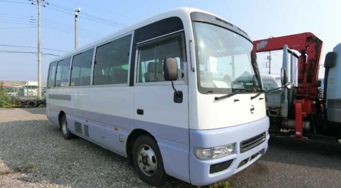 【買取実績】日産シビリアン（PDG-EHW41）・2011年式をタンザニアへ輸出｜日本の高品質マイクロバスがアフリカで活躍！