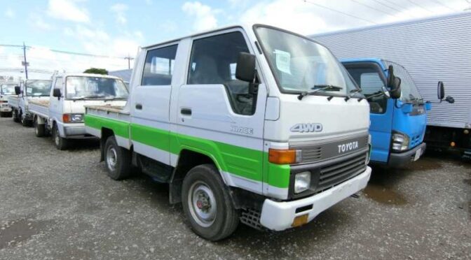 【買取実績】トヨタ ハイエーストラック（U-LH85）・1991年式をアメリカへ輸出しました