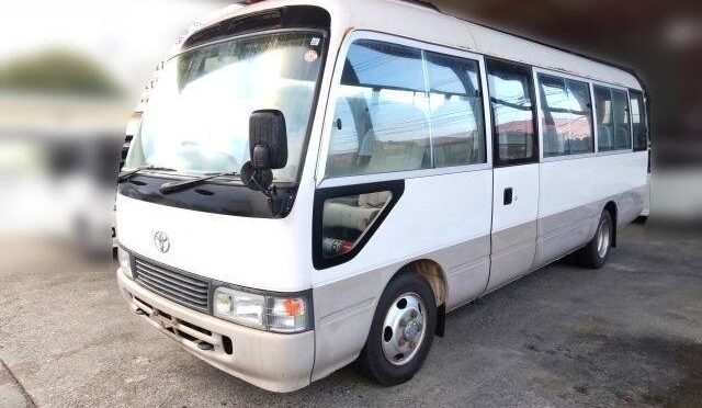 【買取実績】1996年式トヨタ コースター（KC-HDB50）をタンザニアへ輸出しました
