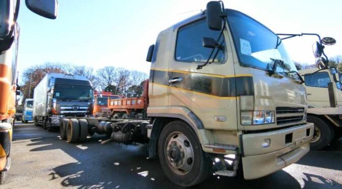 【買取実績】2004年式 三菱ファイター（KL-FQ61FS）をタンザニアへ輸出しました