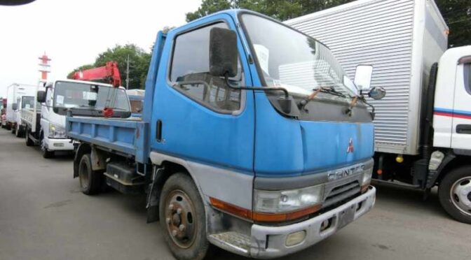【買取実績】三菱キャンター（KC-FE516BC）・1996年式をコンゴへ輸出しました