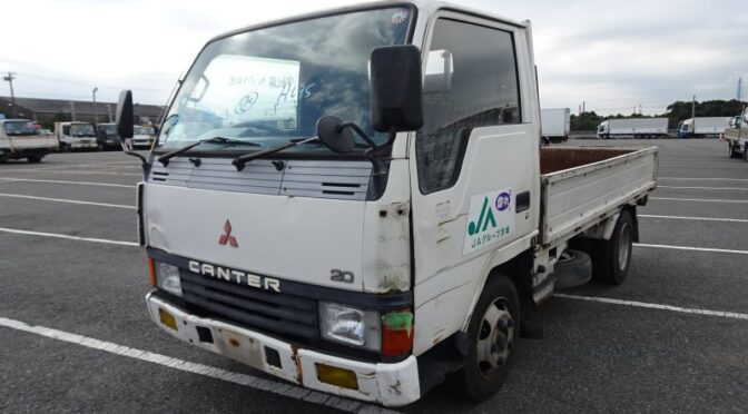 【買取実績】三菱　キャンター（P-FE305B）・1989年式をモザンビークへ輸出しました