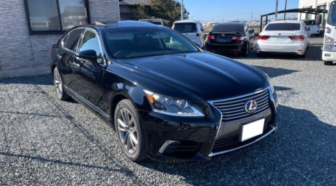 【買取実績】LEXUS LS600h（DAA-UVF45）2013年式をタンザニアへ輸出しました